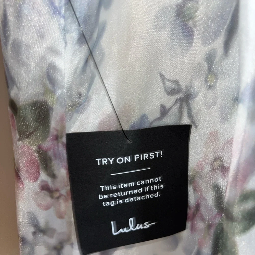 Lulu's Chiffon Floral Maxi Dress - Picture 4 of 7